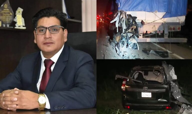 Viceministro de transporte Israel Ticona fallece en accidente de tránsito