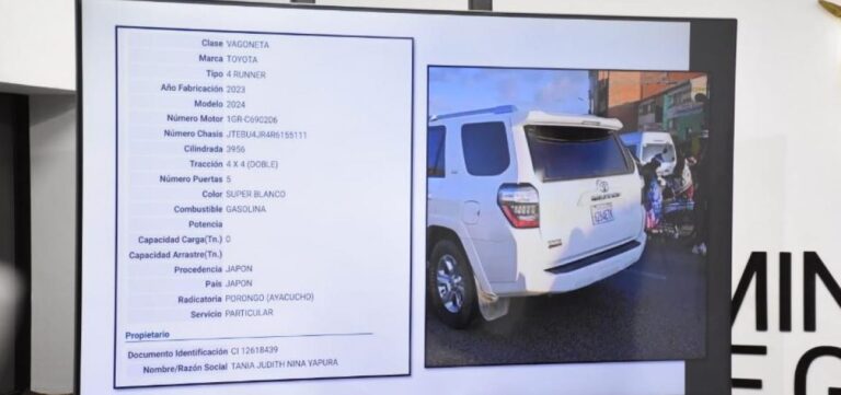 Investigan sobre vehículo que utilizó Evo Morales en marcha hacia La Paz